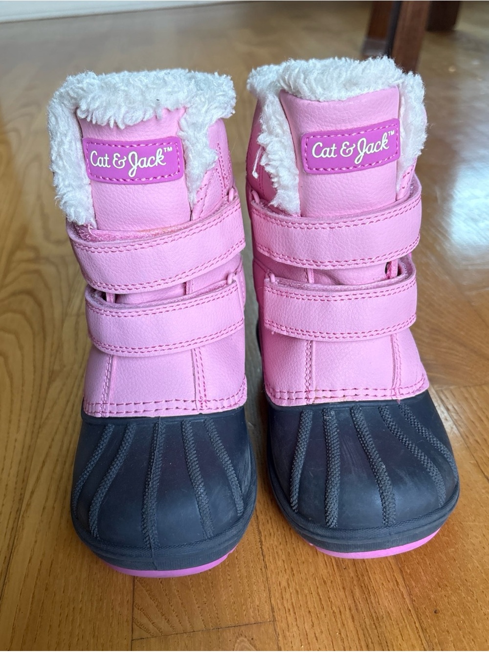 Cat & Jack Denver toddler winter boots Pink  Snow Little Girls Waterproof Sz 10